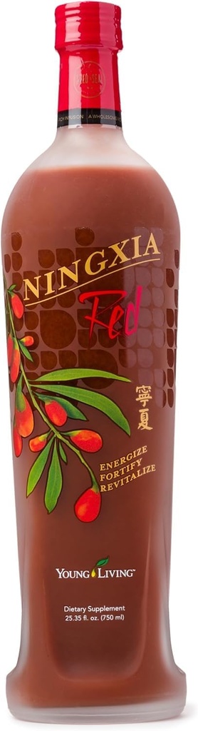 Unge Living NingXia Røde | 25.35 oz Flaske | Antioksidant-Rich Superfrukt blanding | Antioksidant drikke | Øke fysisk energi | Funksjoner Wolfberry, Plum, Aronia, Cherry, Blåbær, & Pomegranate
