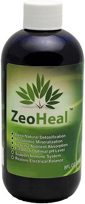 ZeoHeal - Humic og Fulvic Acid Mineral Supplement 8 Fluid Ounce (Single)