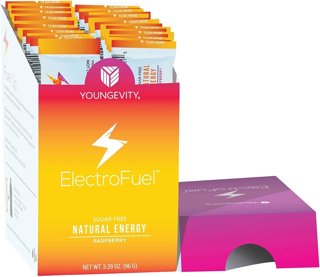 Nu Kai wellness Hydration kosttilskudd - Energi drikke blanding - bringebær elektrolytter pulver pakker - opp til 60 serveringer - tidligere GO Stik - Plus gave