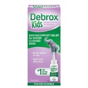 Debrox Kids Tørkedråper, Kids øredråper for tilstoppede øredobber, øredempende relief for vannaktiviteter, 1oz flaske