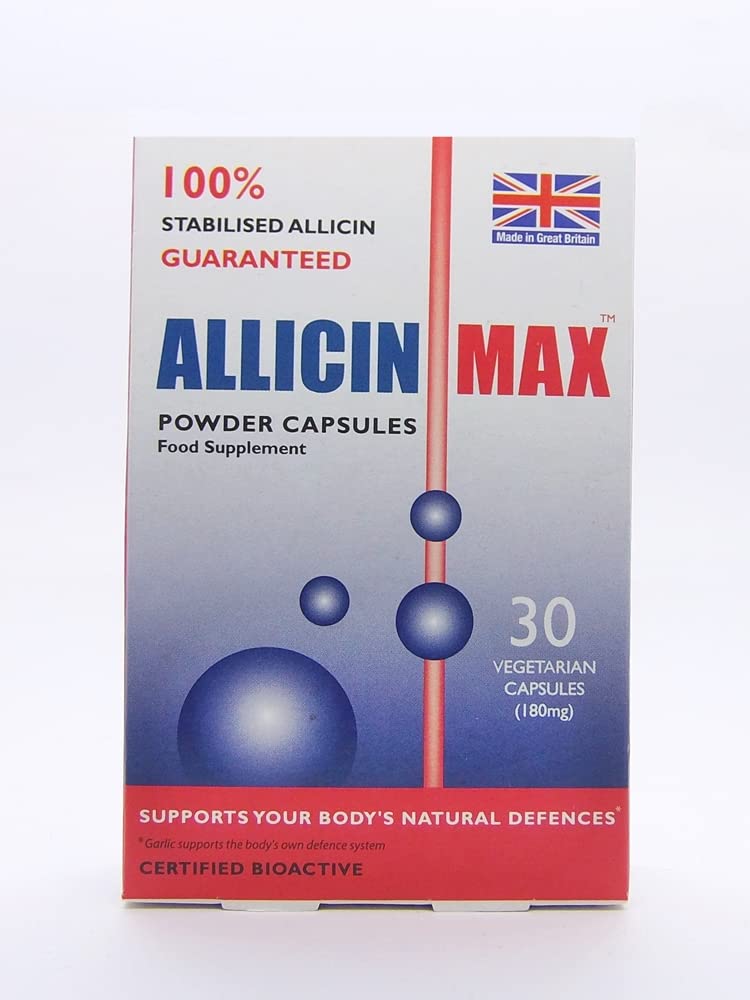 Allicin Max 30 Veg Caps (pakke med 2-60 kapsler)