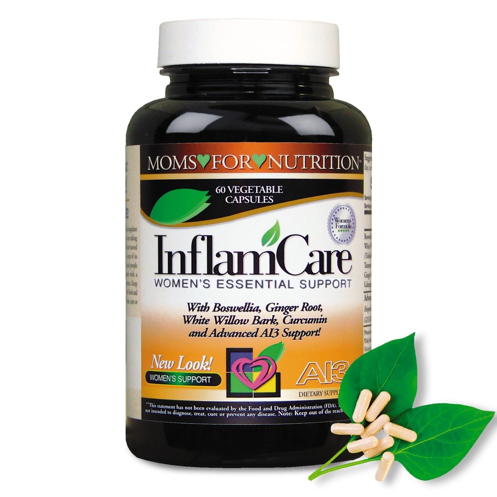 Naturlig InflamCare 3000MG Essential Synergy Kvinner etter mamma for ernæring - - Glutenfri - 60 Count