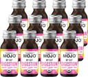 TEAONIC Min Gut Mojo: Digest, Detox Drikke For Bedre Digestion, Med Cranberry, Ginger, kanel, USDA-sertifisert, Sukker-fri, Koffein-fri drinker, 12 flasker, Hver veier 2 Fl Oz