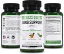 Sibir Grønn Lung Støtte Complex 60 kapsler - Tradisjonell formel Supplement Rich i Quercetin, Citrus Bioflavonoids, Pine Bark