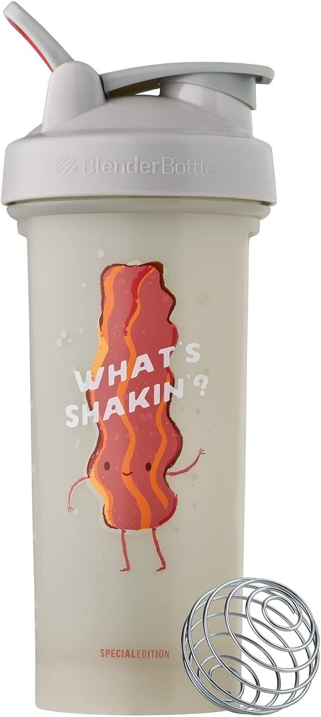 BlenderBottle Bare for moro klassisk V2 Shaker flaske perfekt for proteinshake og pre trening, 28-Ounce, hva er Shakin '