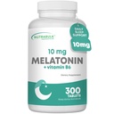Melatonin 10 mg Tabletter – Rask frigivelse naturlig natt søvnhjelp for voksne.