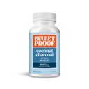 Bullettett kokos Charcoal Detox og gass relief kapsler, 90 greve, laget av 100% kokosnøtt skall, Aktivert Charcoal for Bloating Support, Emballasje May Vary