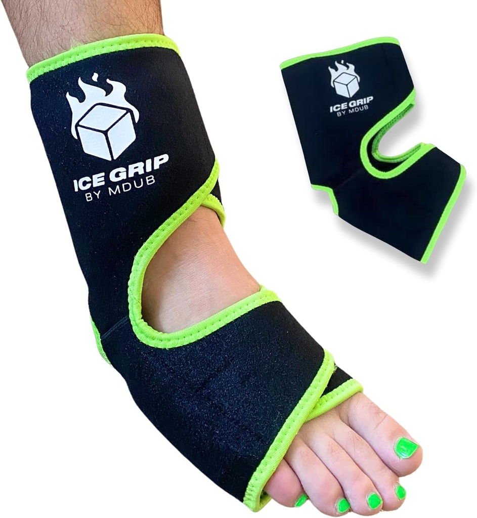 Fot Ankle Hot & Cold Ice Wrap Post Kirurgisk Kompresjon Reusable Gel Pack for skade Fleksibel for betennelse, Post-Surgery, Ankel, Fot, Fotball, Basketball, Recovery Relief Therapy