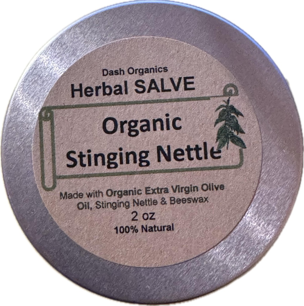 Organisk Stinging Nettle Salve | 2oz | Unscented | Kjemisk og preservativ gratis makeup fjerning og makeup Primer