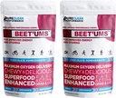 Beet'UMS Beet Chews - Premium Organic Beet Juice pulver Supplement - Nitric Oxid Energy & Blood Flow Circulation støtte - ekte sjokolade Pomegranate Helse Chews med 7 Superfoods (2)