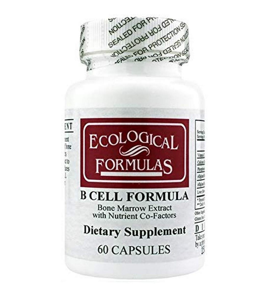 Økologiske formler B Cell Formula, Hvit, 60 greve