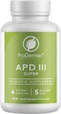 Kosher APD III Probiotisk Supplement, støtter anledninger, diarre, Gas & Bloating, 5 milliarder CFUs vedlikehold 100 vegetariske kapsler