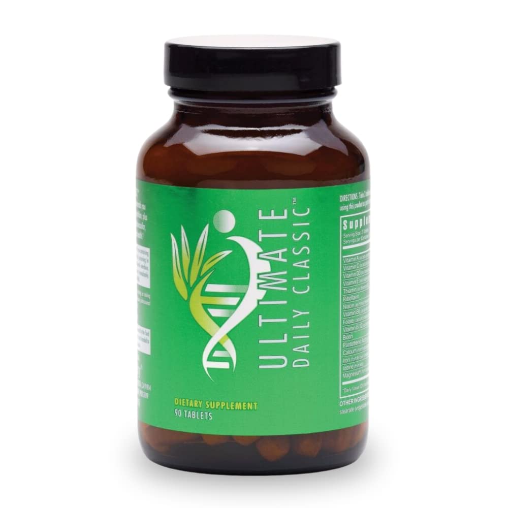 Youngevity Ultimate Daily ClassicTM-tabletter - komplette vitaminer, mineraler, aminosyrer, og botaniske - Multivitamin for kvinner og menn - 90 tabletter