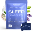 Premium Sleep Patches for voksne - 30 Pack  enhver ekstra styrke Melatonin Patches med L-theanine og Ashwagandha - sovende patch for hvilende natter, hud-vennlig og komfortabel - rask-aktuell, lang-lastende