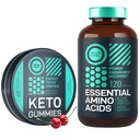 WILD FUEL Essential Amino Acid Supplement og keto Candy MCT olje keto gummier energi, kraft, og gjenoppretting bundle
