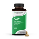 LifeSeasons Puri-T - Liver Cleanse & Detox Support Supplement - Resveratrol, N-Acetyl Cysteine, Melk Thistle, Artichoke & Turmeric - Støtter Tissue Regenerasjon & Sunn Bile Flow - 60 Kapsler