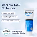 Dermeleve tilbake Bundle av Steroid gratis anti-tyk krem ekstra styrke 4 oz + Tilbake Applikator (2 elementer) | Psoriasis, seborrheic dermatitt, viral utslett, neuropatisk (Nerve) kløe, Allergi, Hive