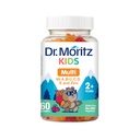 DR. MORITZ Kids Multivitamin Gummies 14 essensielle vitaminer daglig Supplement for alder 2+ Vitamin ACDE Vegetarian B6 B12 sink Biotin Gummy Multivitaminer for barn- (60 greve)