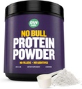 2lb Ingen Bull Unflavored Whey Protein pulver, ren, Instantized Whey Supplement, høy protein, lav carb, ingen fyllstoffer, ingen additiver, flavorless