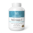KvinnerSense av naturlige faktorer, RxOmega-3 Fish Oil, støtter et sunnt hjerte og ledd med Primrose olje, Omega-3 DHA og EPA, Glutenfri, 120 softgels (60 porsjoner)