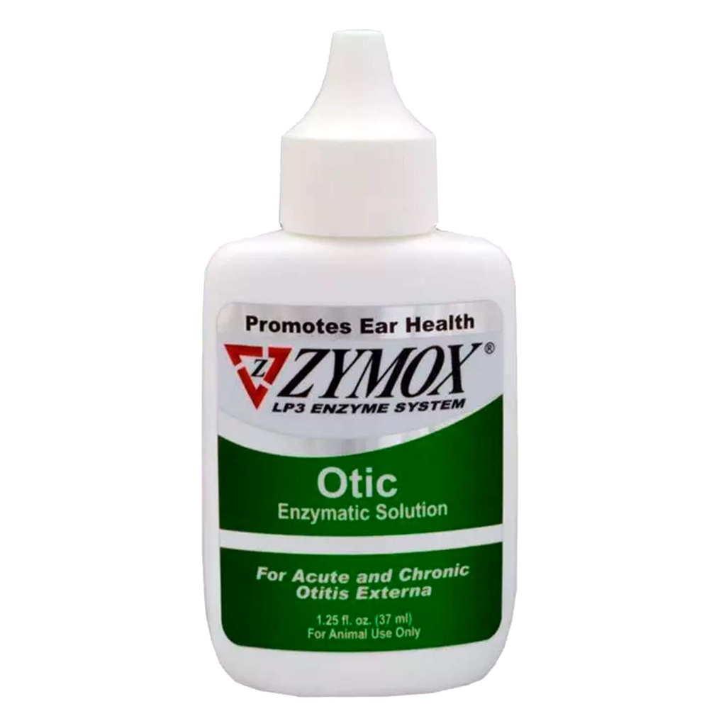 Kjæledyr King merker Zymox Otic Enzymatic løsning for hunder og katter til Soothe øreinfeksjoner uten hydrokortison for kløe relief, 1.25oz