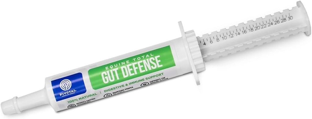 Equine Total Gut Defense– Alt-Naturlig Digestive & Immune Support Supplement for hester – opprettholder Ph-nivå – Støtter Digestion - 100% naturlig – laget i USA