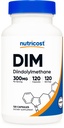 Nutricost DIM (Dindolylmetan) Plus BioPerine 300mg, 120 Vegetariske kapsler - opp til 4 måneders forsyning, Max styrke DIM Supplement