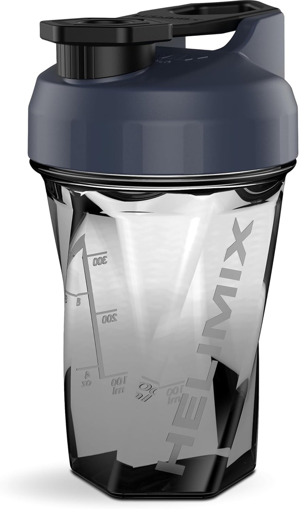 HELIMIX 1.5 Vortex Blender Shaker Flaske holder opptil 20 oz | Ingen blandingskule eller Whisk | USA laget | Bærbar pre trening Whey Protein Drink Shaker Cup | Blander Cocktails Smoothies Shakes | Topp Rack Trygg