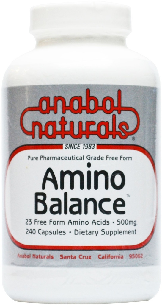 Amino balanse 240 caps, Amino energi supplement, komplett 23 Freeform Amino Blande formel med BCAA, 9 essensielle Aminosyrer EAA for sportsnæring, post trening muskel gjenoppretting
