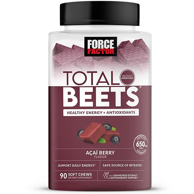 Totalbets, Beet Root Superfood Mykt Chews, Acai Berry (90 ct.)