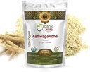 Organic Way Premium Ashwagandha Root Powder (Withania somnifera) - Organic & Kosher Certified | Vegansk | Ikke GMO & Glutenfri | USDA Certified | Opprinnelse - India (1Lbs / 16Oz)