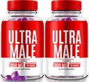 NutraRize (pakke med 2 ultra mannlige gummier 1000 MG, vitamin gummier, alt naturlig kosttilskudd til å øke daglig ytelse og generell helse, offisielle UltraMale anmeldelser (120 gummies)