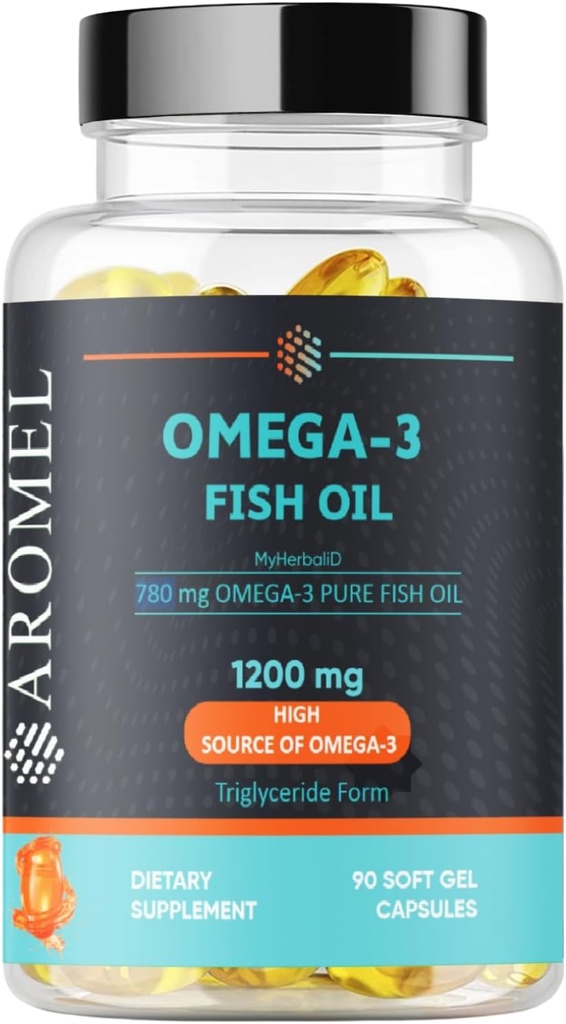 Omega-3 fiskeolje 1200 mg 90 myke gele kapsler