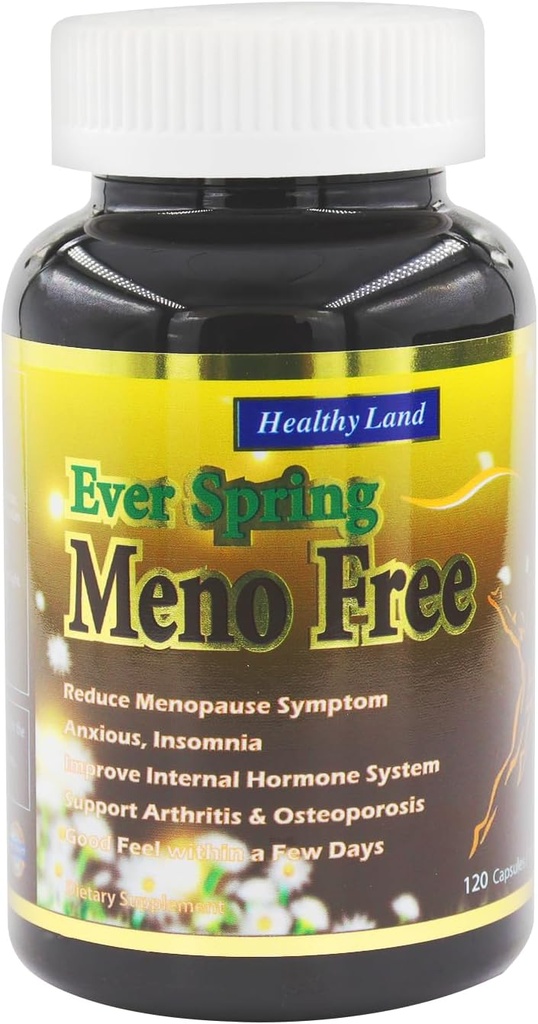 Menopause Relief | Night Sweat & Hot Flash Relief | Hormon Balance | Lett å svelge | 120 greve w/Pomegranate, Soja, Isoflavoner, Pueraria, Fenugreek, Rød Clover I