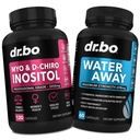 Myo-Inositol & D-Chiro Inositol & vann borte piller - Vannbevaring Diuretikk for Gut Helse & Ben Svelting - Kosttilskudd for kvinner å støtte Menstruell syklus og kvinnelig helse