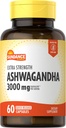 Sundance Ashwagandha Kapsler | 3000mg | 60 greve | Ekstra styrke formel | med svart pepper ekstrakt | Ikke-GMO og Glutenfri Supplement