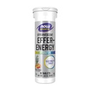 NOW Foods Sports Ernæring, Effervesen Effer-Energy, Electrolyte Supplement, Energi * / Recovery*, Tropisk Punch, 10 tabletter