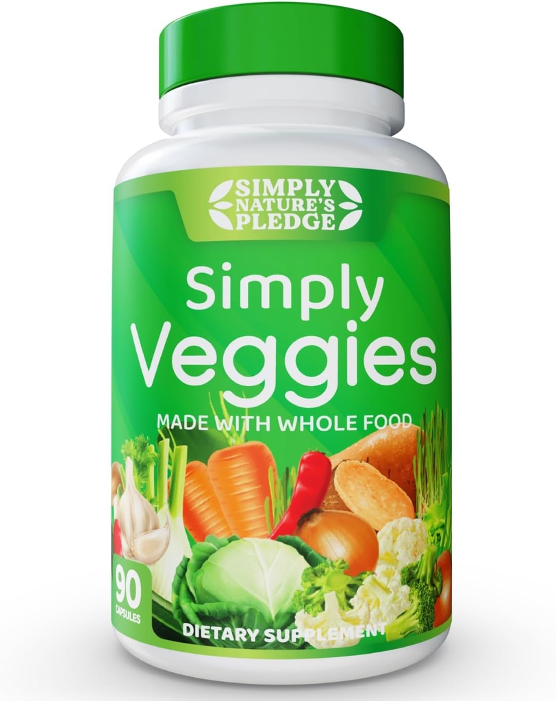Bare naturens plæde - laget med hele maten supermat, pakket med Beta Carotene & 18 forskjellige grønnsaker - 100% soya gratis