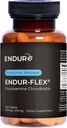 ENDUR-FLEX, Glucosamine Chondroitin felles støtte supplement for å hjelpe bevare din aktive mobilitet, Glutenfri, 500mg/200mg (200 tabletter)