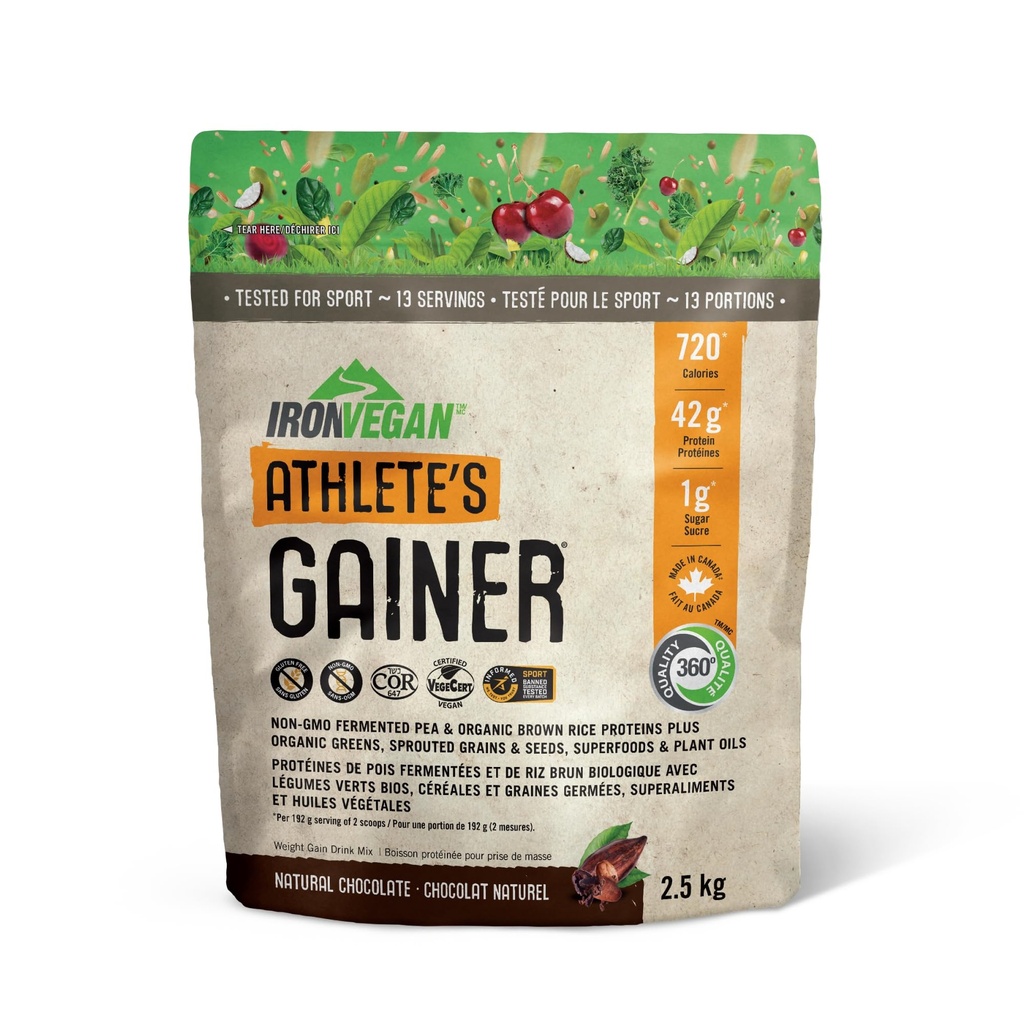 Gainer sjokolade protein pulver, 2500 GR