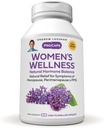 ANDREW LESSMAN kvinners velvære 60 kapsler - naturlig lindre PMS, Menopause og perimenopause symptomer, med soya isoflavoner, EGCG, Cranberry, Broccoli og mer. Lett å svelge kapsler