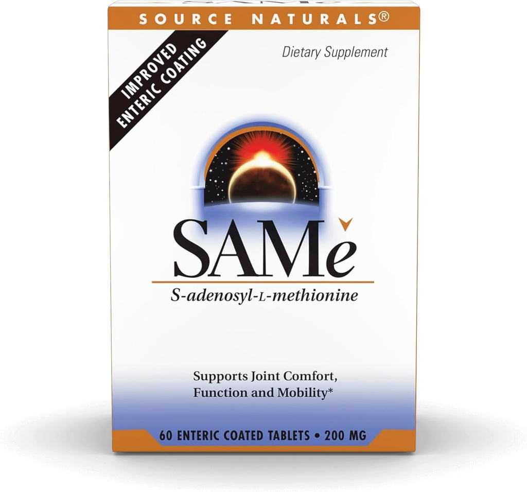 Kilde Naturals Samme, støtter felles komfort, 200 mg - 60 Enteric Coated Tabletter
