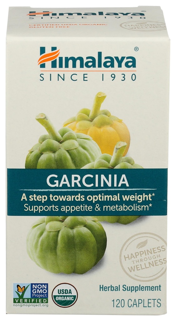 Himalaya organisk Garcinia Cambogia Herbal Supplement, Appetitt støtte, Lipid Metabolisme, Vekt støtte, USDA organisk, ikke-GMO, Vegan, 600 mg, 120 Plantebaserte kapell