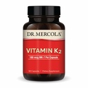 Dr. Mercola vitamin K2-180 mikrog vitamin K2 som MK-7 - støtter sunn arteriell funksjon og hjertehelse - ikke-GMO, Glutenfri & Dairy-free - 90 kapsler (90 serveringer)