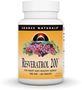 Kilde Naturals Resveratrol, for hjerte og sunn aldring * 200 mg - 60 tabletter