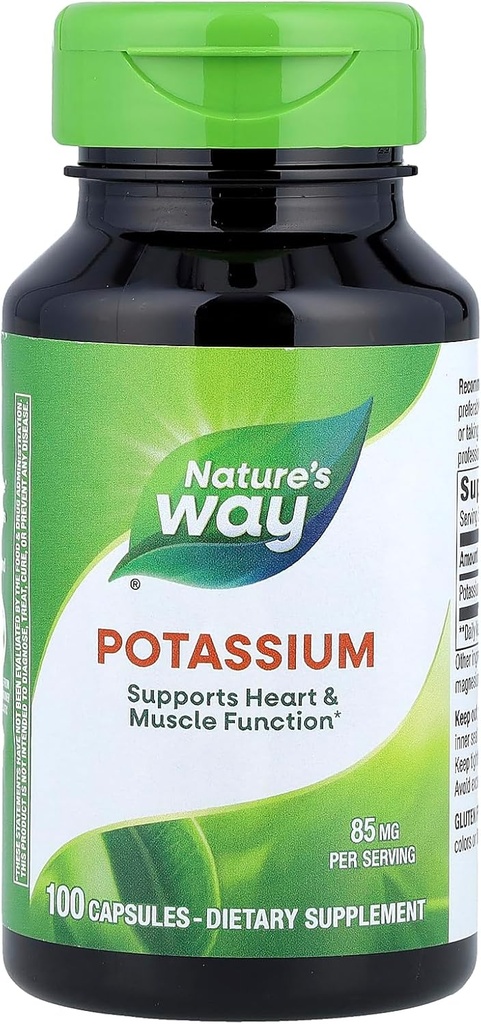 Natures Way Kalium Chelate Complex - 100 kapsler