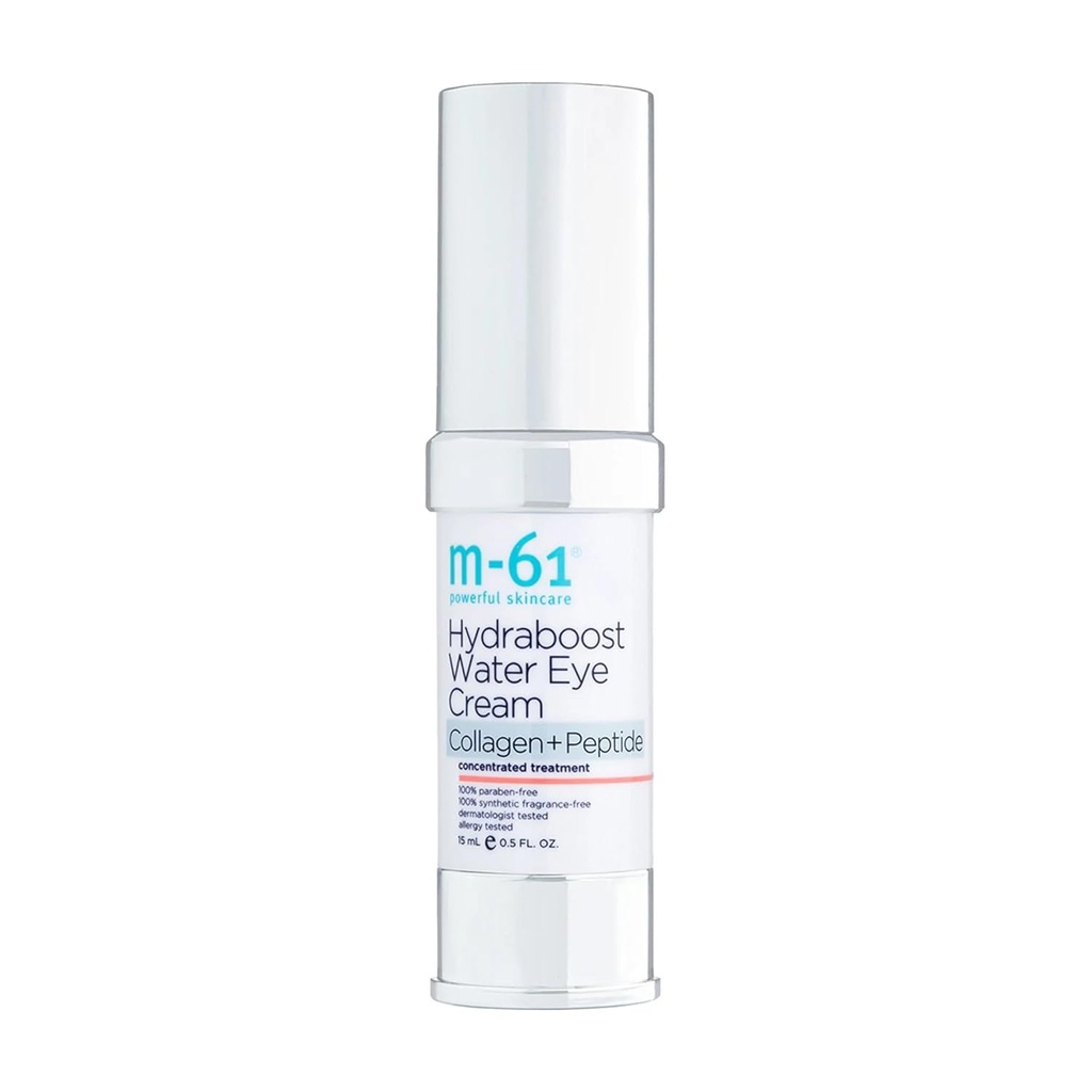 m-61 Hydraboost Collage+Peptide Vann Øyekrem | Aldersdefying, Anti-Wrinkle Konsentrert Øyekrem, 0.5 Fl Oz