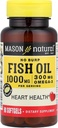 Fiskeolje 1000 Mg Ingen Burp Softgel, Av Mason Vitaminer - 90 Ea