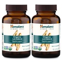 Himalaya Organic Licorice, 120-dagers forsyning - Digestiv Helse Supplement for Upset Mage, Avslappende Bloating og Heartburn - USDA Organic, Vegan, Ikke-GMO, Ikke-DGL, Glutenfri, 60 Caplets, 2 Pack