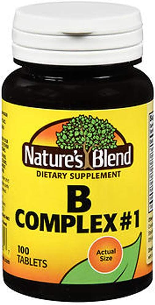 Naturens blanding B kompleks #1 tabletter - 100 ct, pakke med 3